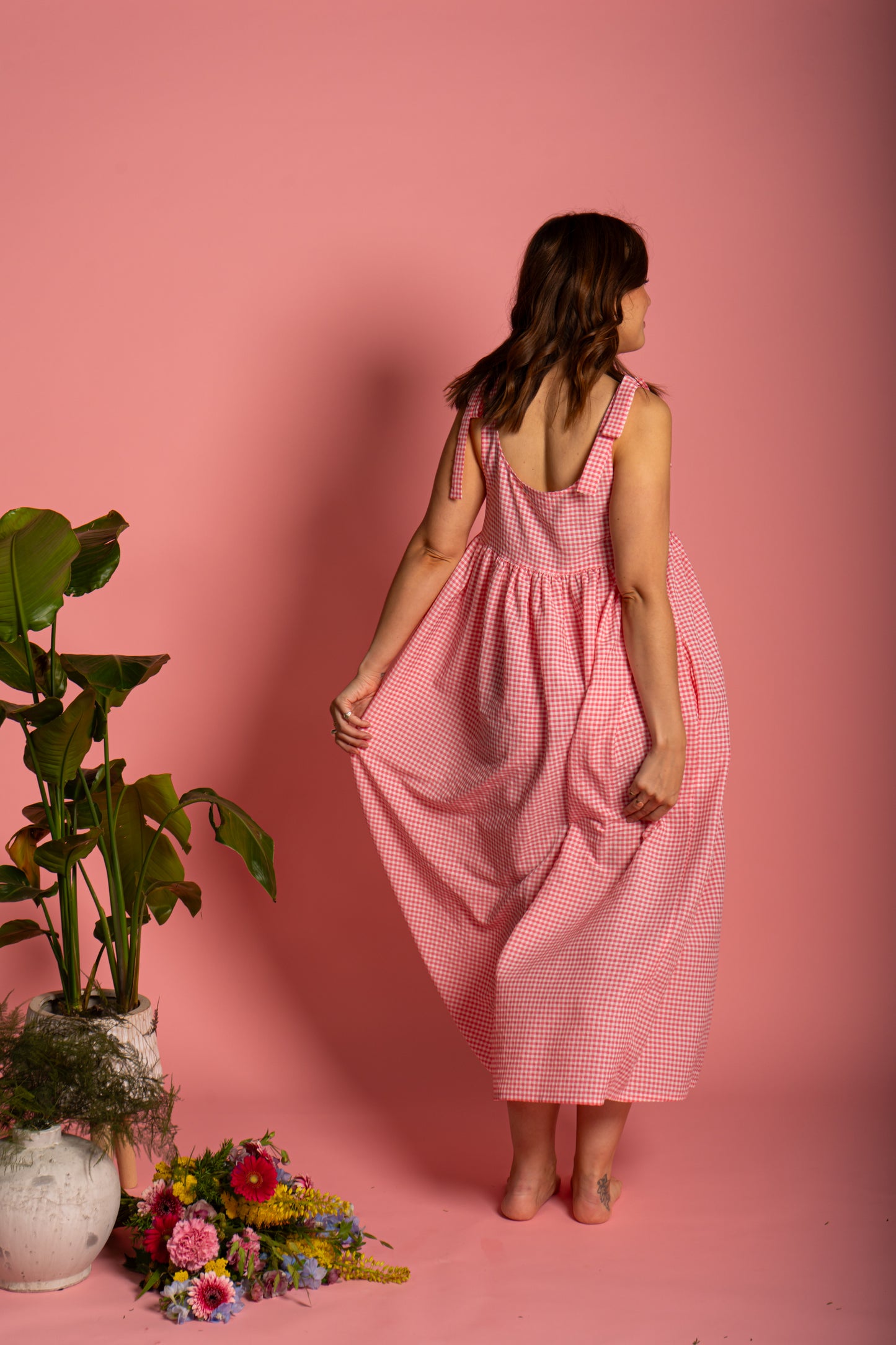 Isla Sundress - Deadstock Gingham (Size M)