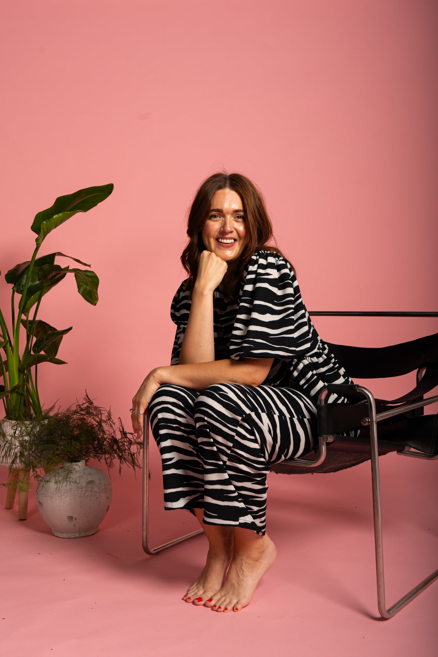 Rose Top - Deadstock Zebra (Size M)