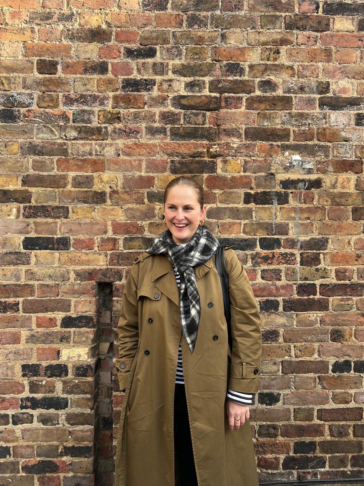 The Shelter wool triangle scarf – Limited edition Italian deadstock