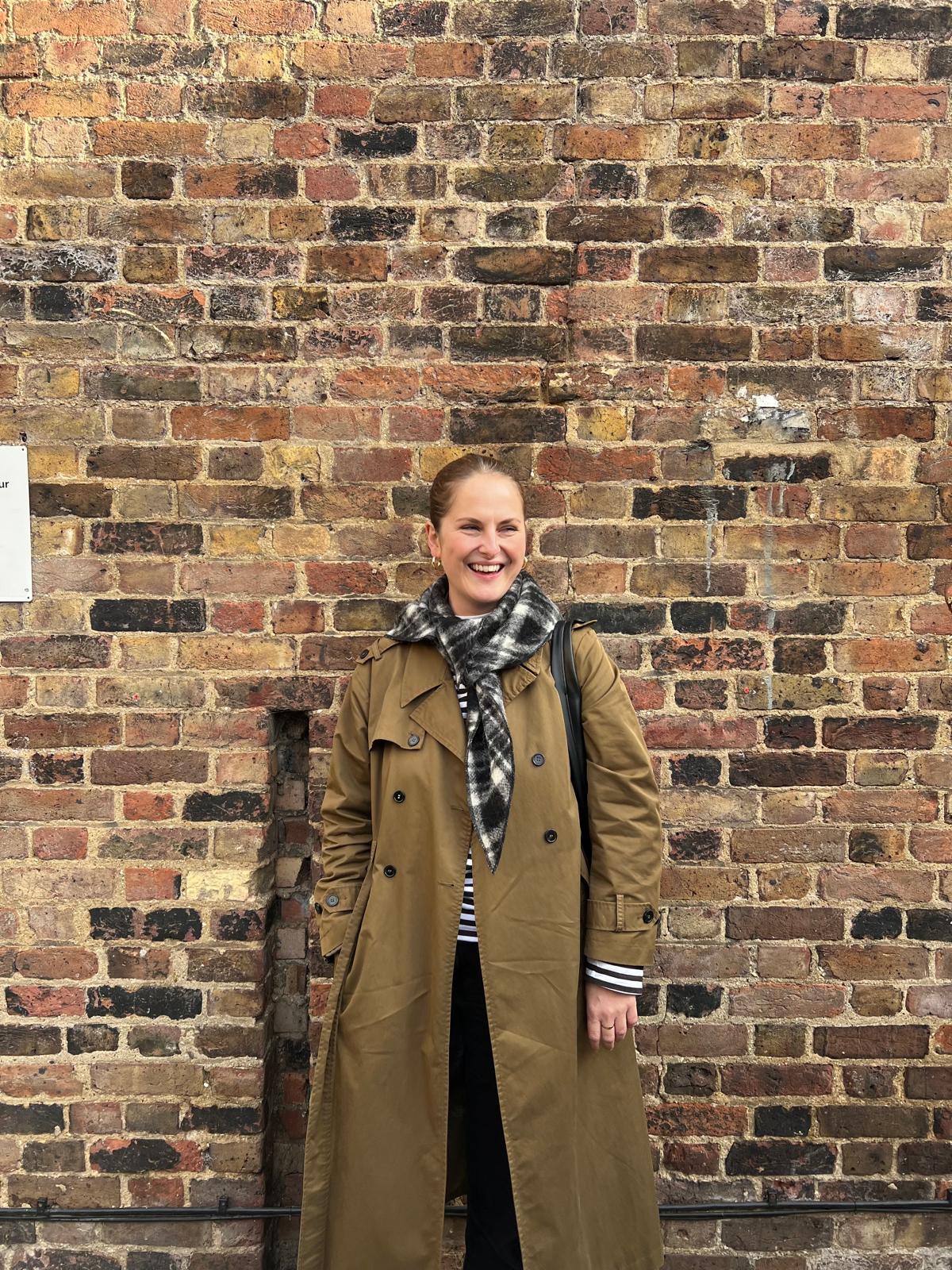 The Shelter wool triangle scarf – Limited edition Italian deadstock