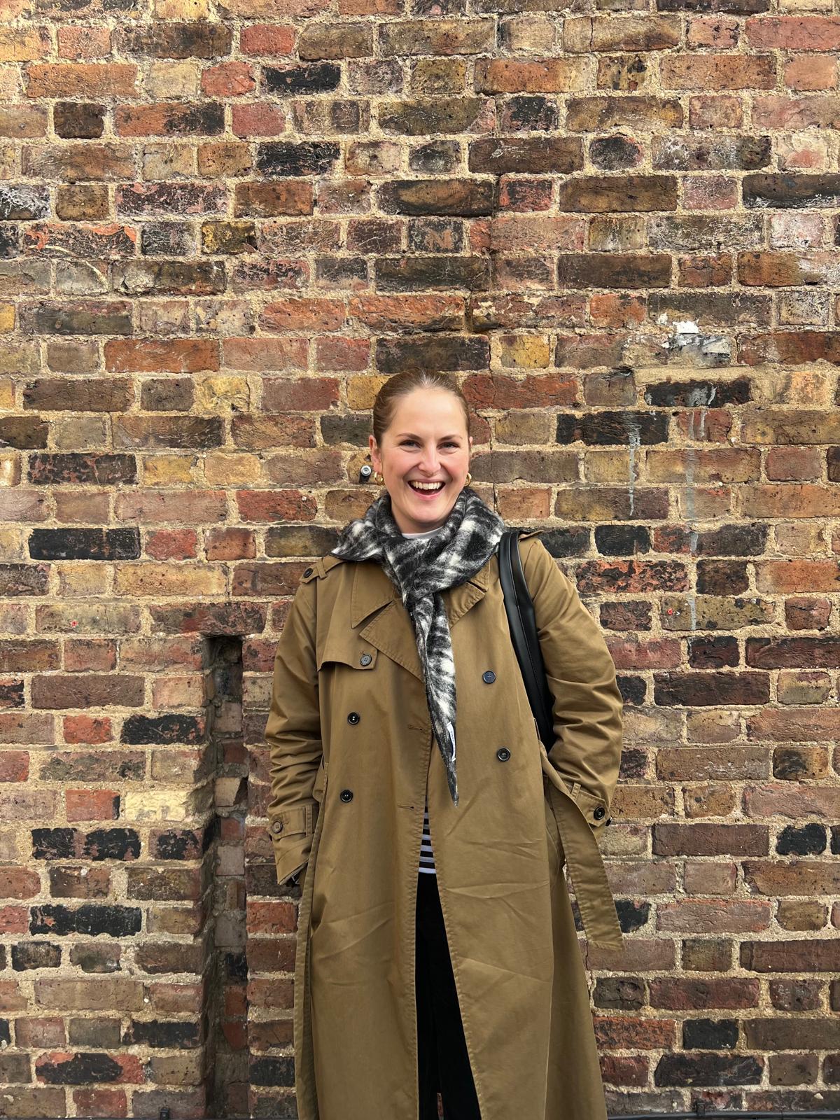 The Shelter wool triangle scarf – Limited edition Italian deadstock